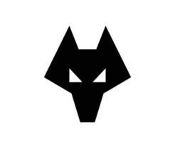 Wolverhampton vagabonds club symbole noir logo premier ligue Football abstrait conception vecteur illustration