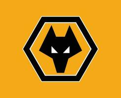 Wolverhampton vagabonds club logo symbole premier ligue Football abstrait conception vecteur illustration avec Orange Contexte
