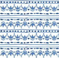 sans couture modèle, impression avec bleu motifs. ancien dessin, Oriental motifs, céramique vecteur