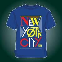 Nouveau york ville graphique, typographie vecteur, t chemise conception, illustration, bien pour décontractée style vecteur