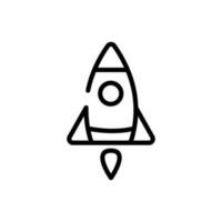 fusée icône signe symbole vecteur