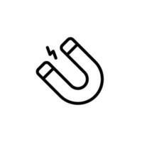 aimant icône signe symbole vecteur