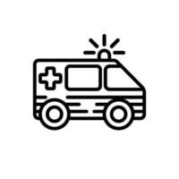 ambulance icône signe symbole vecteur