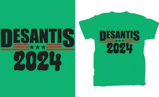 désantis 2024 t chemise vecteur