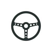 pilotage roue icône. vecteur illustration. affaires concept voiture roue pictogramme.