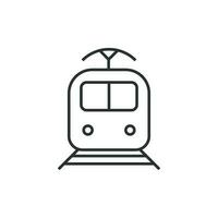 train transport icône. vecteur illustration. affaires concept train pictogramme.