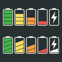 Icône de niveau de puissance sur la batterie du smartphone. 600419 Art  vectoriel chez Vecteezy