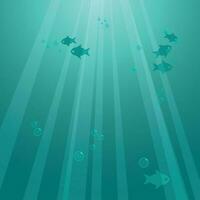 sous-marin Contexte avec des poissons. vecteur illustration