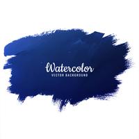 Vecteur de conception aquarelle splash bleu