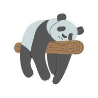 Panda Célibataire mignonne vecteur