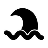 mer vecteur glyphe icône pour personnel et commercial utiliser.