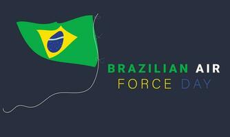 brésilien air Obliger journée. arrière-plan, bannière, carte, affiche, modèle. vecteur illustration.