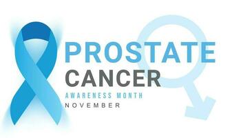 prostate cancer conscience mois. arrière-plan, bannière, carte, affiche, modèle. vecteur illustration.