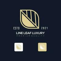 luxe ligne art beauté logo collection pour le entreprise vecteur