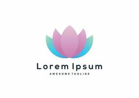 coloré lotus logo conception inspiration vecteur