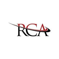 rca logo lettre conception vecteur