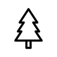 Noël arbre icône vecteur symbole conception illustration