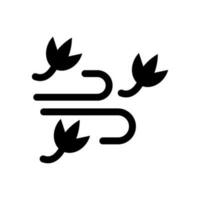 vent icône vecteur symbole conception illustration
