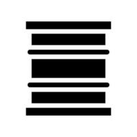 barils icône vecteur symbole conception illustration