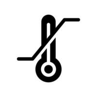 Température icône vecteur symbole conception illustration