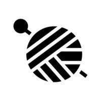 la laine icône vecteur symbole conception illustration