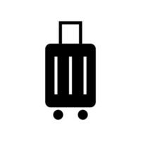valise icône vecteur symbole conception illustration
