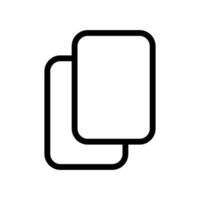 copie icône vecteur symbole conception illustration