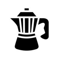 café pot icône vecteur symbole conception illustration