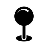 épingle icône vecteur symbole conception illustration