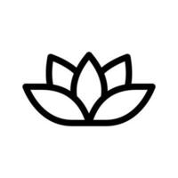 lotus icône vecteur symbole conception illustration