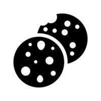 biscuit icône vecteur symbole conception illustration