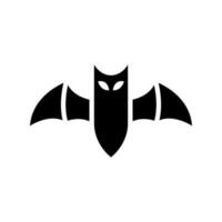 chauve souris icône vecteur symbole conception illustration