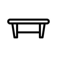 café table icône vecteur symbole conception illustration