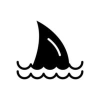 requin icône vecteur symbole conception illustration