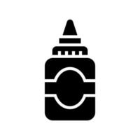 la colle icône vecteur symbole conception illustration