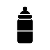 bébé bouteille icône vecteur symbole conception illustration