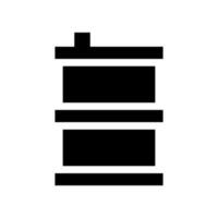 barils icône vecteur symbole conception illustration