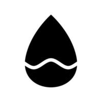 l'eau icône vecteur symbole conception illustration
