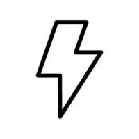 électricité icône vecteur symbole conception illustration