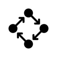 diagramme icône vecteur symbole conception illustration