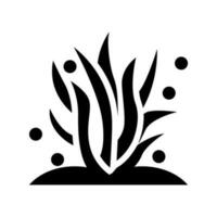 algue icône vecteur symbole conception illustration
