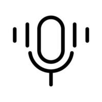 microphone icône vecteur symbole conception illustration