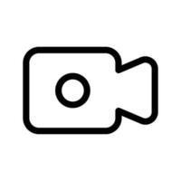 vidéo caméra icône vecteur symbole conception illustration