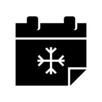 hiver saison icône vecteur symbole conception illustration