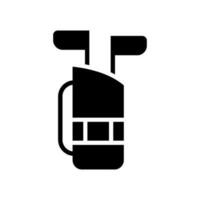 le golf icône vecteur symbole conception illustration