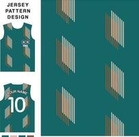 abstrait rayé concept vecteur Jersey modèle modèle pour impression ou sublimation des sports uniformes Football volley-ball basketball e-sports cyclisme et pêche gratuit vecteur.