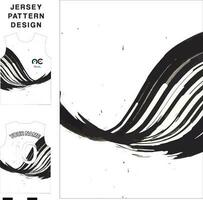 abstrait encre art concept vecteur Jersey modèle modèle pour impression ou sublimation des sports uniformes Football volley-ball basketball e-sports cyclisme et pêche gratuit vecteur.