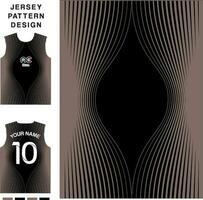 abstrait rayé ligne concept vecteur Jersey modèle modèle pour impression ou sublimation des sports uniformes Football volley-ball basketball e-sports cyclisme et pêche gratuit vecteur.