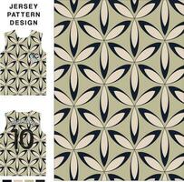 abstrait fleur concept vecteur Jersey modèle modèle pour impression ou sublimation des sports uniformes Football volley-ball basketball e-sports cyclisme et pêche gratuit vecteur.