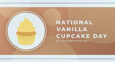 nationale vanille petit gâteau journée fête vecteur conception illustration pour arrière-plan, affiche, bannière, publicité, salutation carte